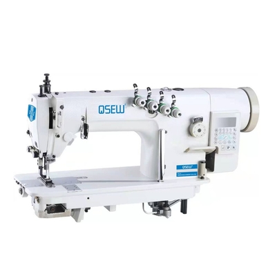 QS-3800D-2TRW double needle walking foot advertising banne lockstitch and chainstitch industrial sewing machine for garment