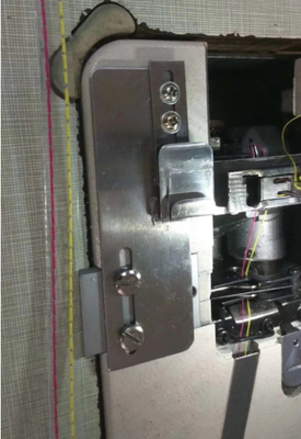 QS-3800D-2TRW double needle walking foot advertising banne lockstitch and chainstitch industrial sewing machine for garment