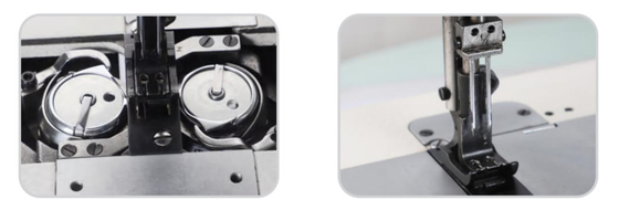 QS-4400D single needle compound feed three synchronization walking foot lockstitch big hook industrial sewing machine
