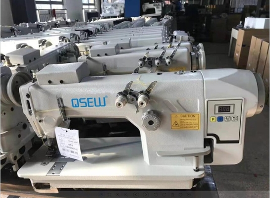 QS-3800D-2 High speed direct drive cheap double needle chainstitch industrial sewing machine