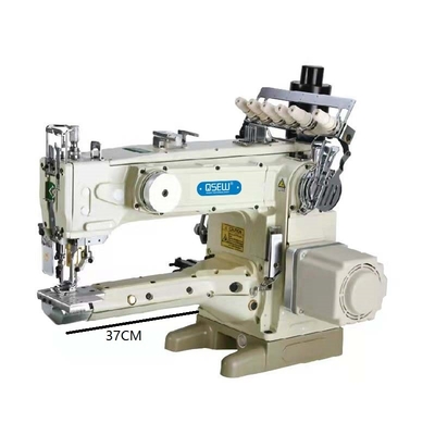 QS-1500DL-UT-37long arm direct drive high speed four-needle six-thread thread interlock machine with compact servo motor with