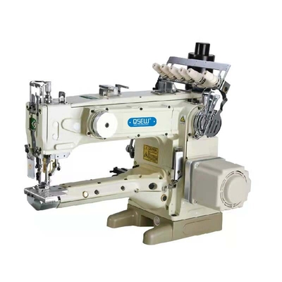 QS-1500DL-UT-37long de hoge snelheids van de vier-naald van de wapen de directe aandrijving zes-draad machine draadkoppeling met compacte servomotor met