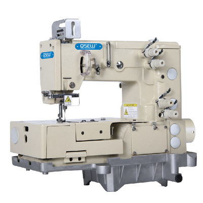 Van de de naald flat-bed dubbele ketting van qs-1302-4W 1 of 2 van de de steek picotting naaimachine industriële Naaimachine