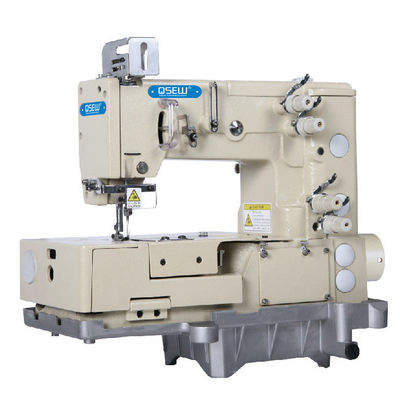 Van de de naald flat-bed dubbele ketting van qs-1302-4W 1 of 2 van de de steek picotting naaimachine industriële Naaimachine